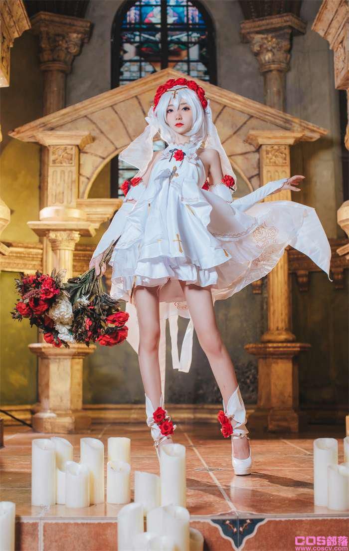 微博红人动漫Coser@南桃Momoko 德丽莎花裳月纱【16P/31MB】(图2)