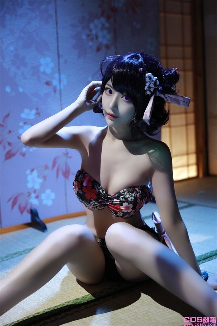 人气动漫Coser@Shika小鹿鹿 北斋泳装【21P/57.1MB】(图3)