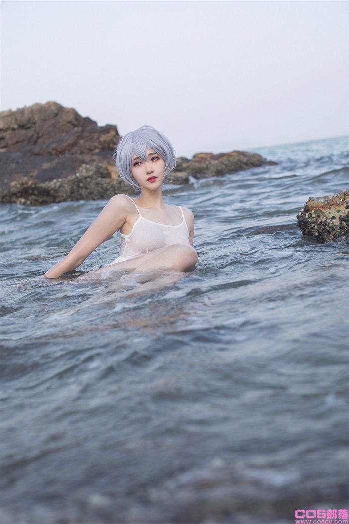动漫博主@南桃Momoko - 绫波丽白裙【25P/155MB】(图2)
