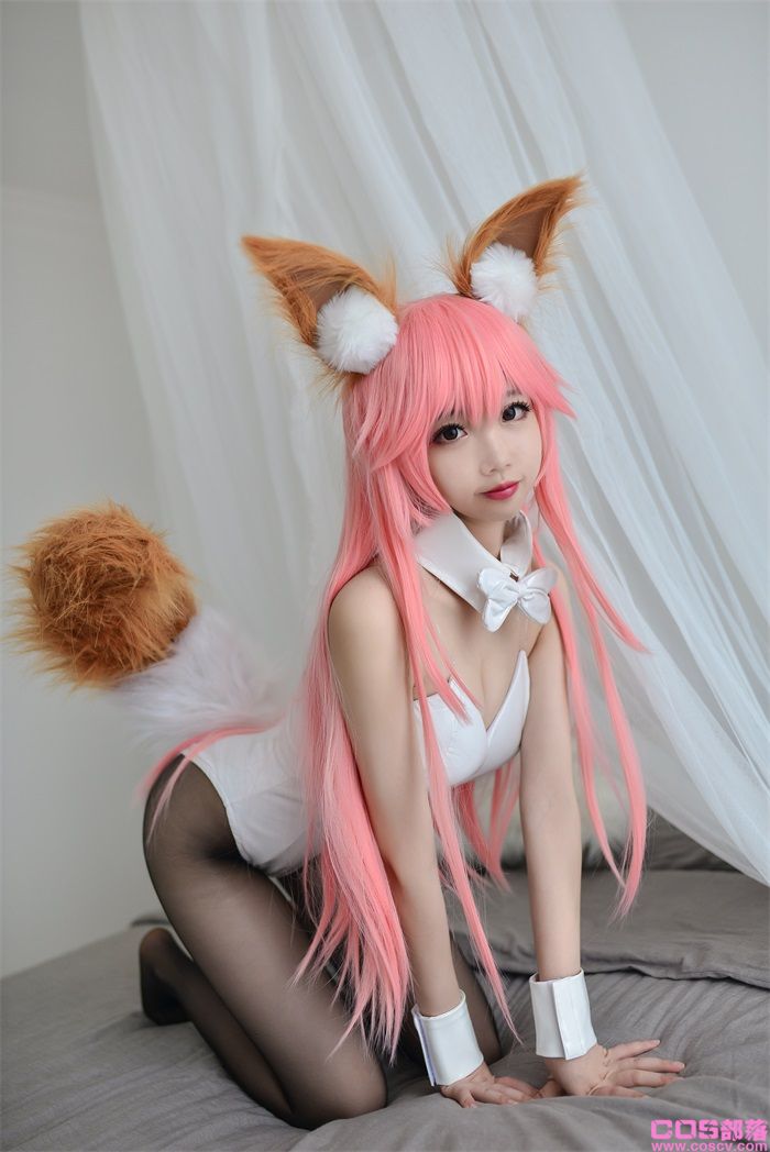 微博红人Coser@雪琪SAMA - 玉藻前兔女郎【30P/286MB】(图3)