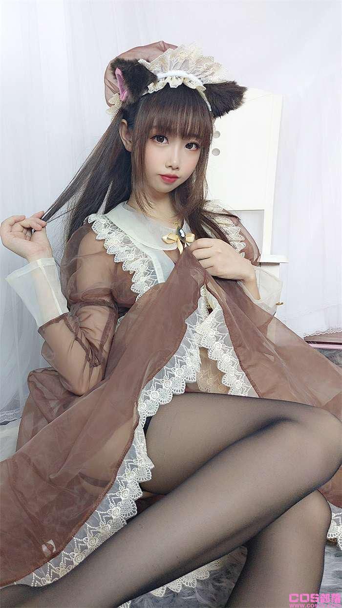 微博红人Coser@雪琪SAMA - 透明女仆【43P/4V/234MB】(图3)