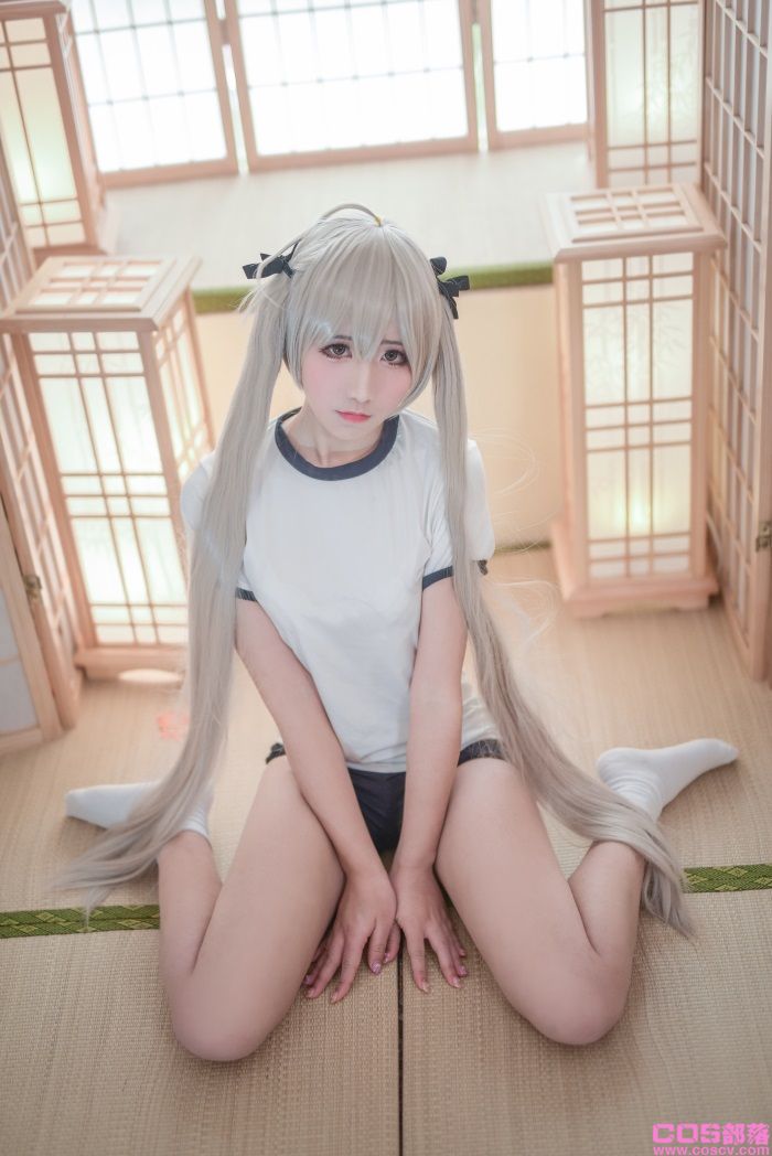 知名动漫博主@九曲Jean - 穹妹 体操服【29P/235MB】(图2)