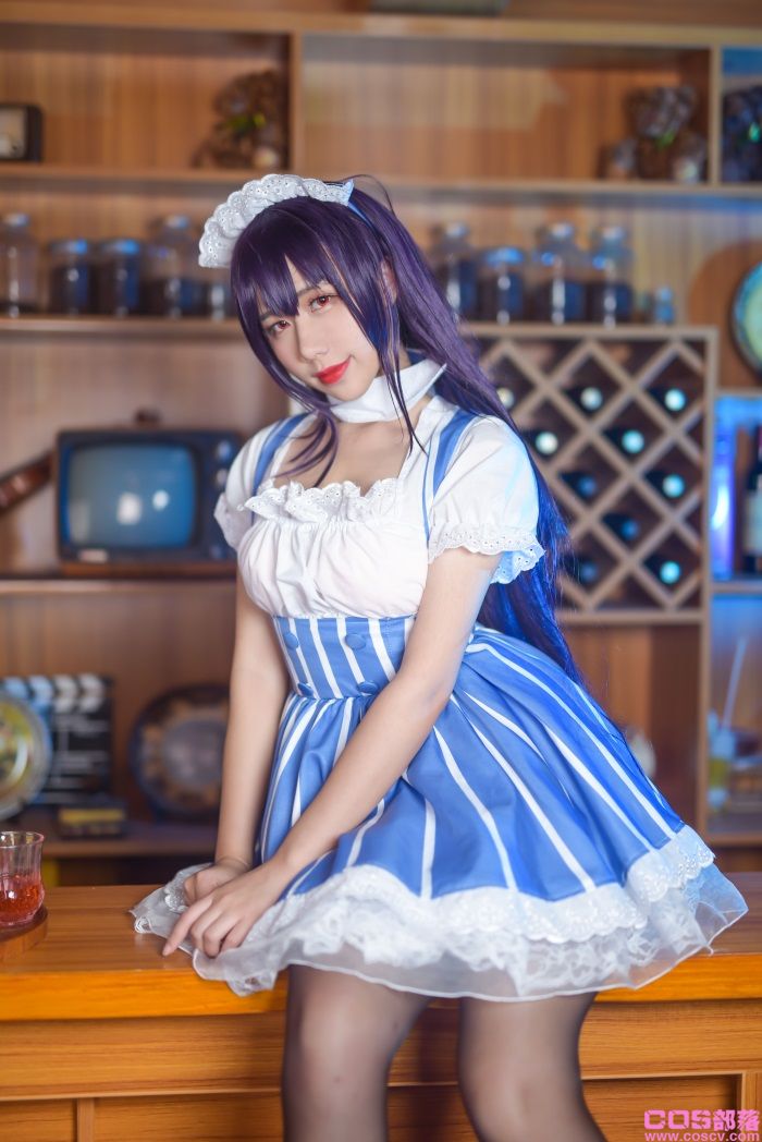 知名动漫博主@九曲Jean - 女仆学姐【34P/122MB】(图2)