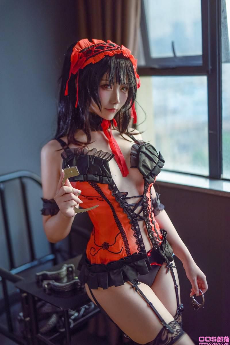 知名动漫博主@九曲Jean 狂三睡衣【40P/501MB】(图2)