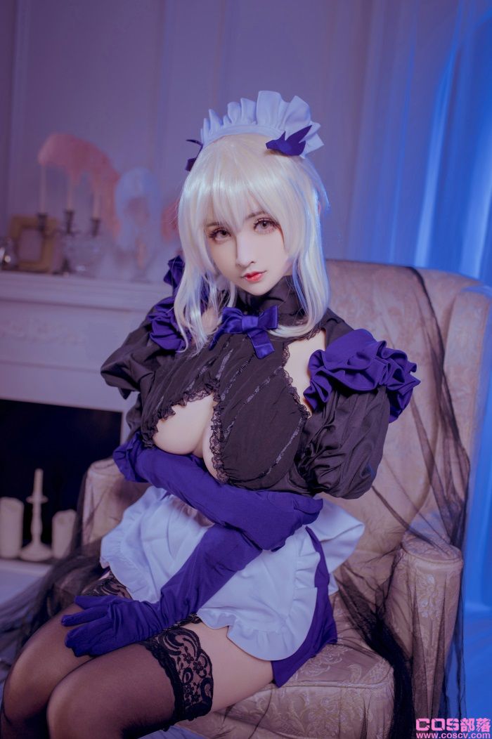 知名动漫Coser@rioko凉凉子 黑枪呆女仆【26P/1V/328MB】(图3)