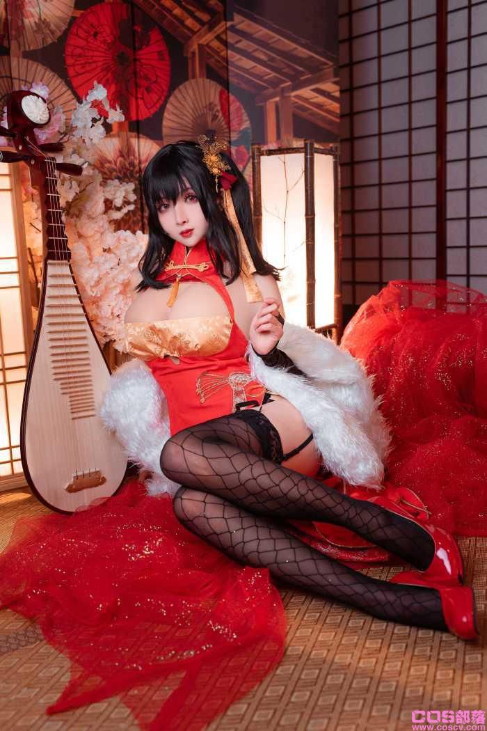 知名动漫Coser@rioko凉凉子 大凤旗袍【20P/430MB】(图3)