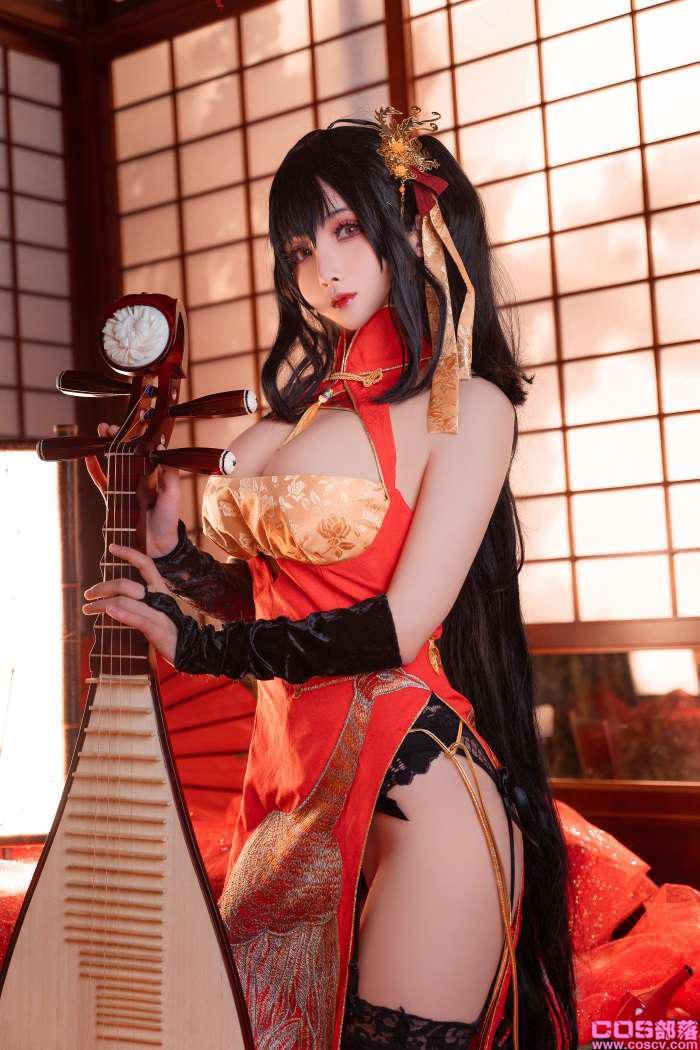 知名动漫Coser@rioko凉凉子 大凤旗袍【20P/430MB】(图2)