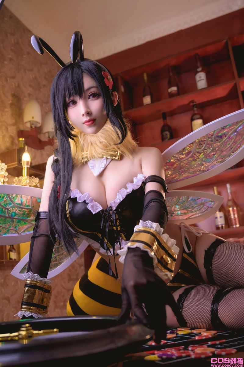 知名动漫Coser@rioko凉凉子 蒂法little bee【25P/502MB】(图3)