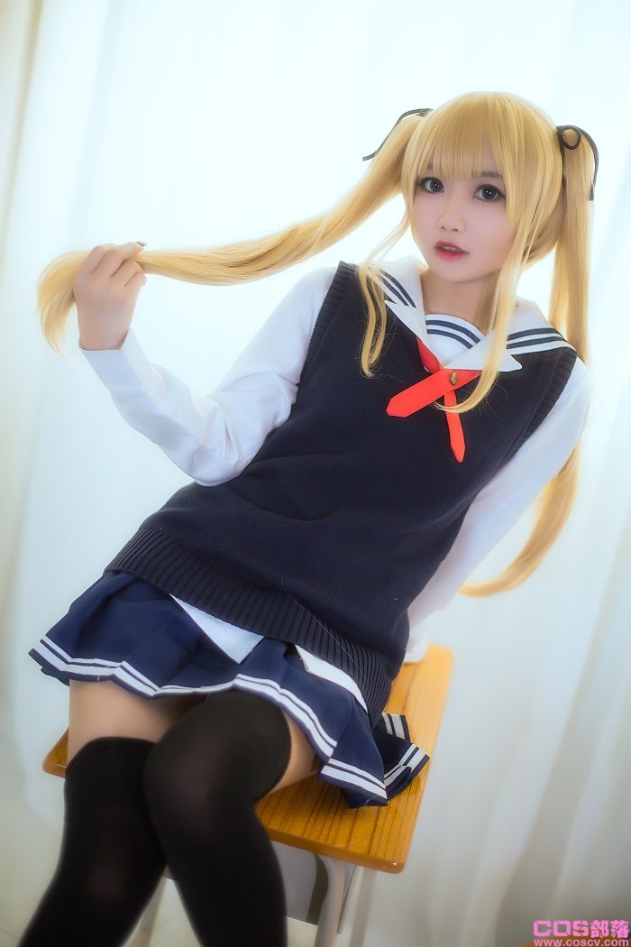 微博红人@鬼畜瑶在不在w 校服【15P/168MB】(图3)