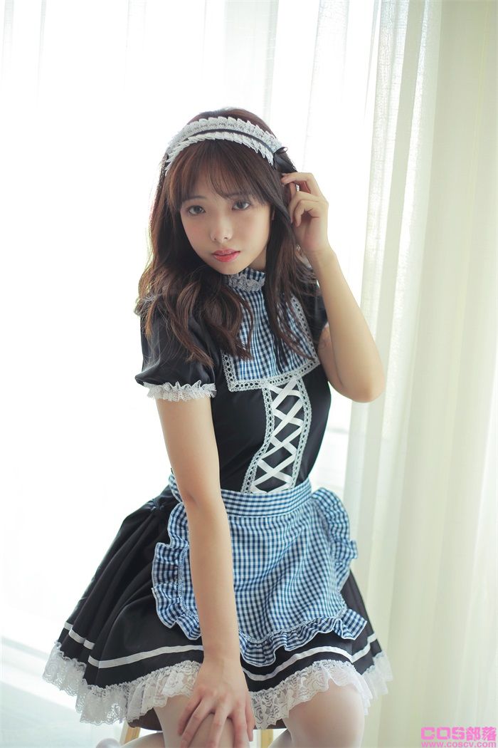 微博红人Coser@雯妹不讲道理 女仆写真【17P/108MB】(图3)