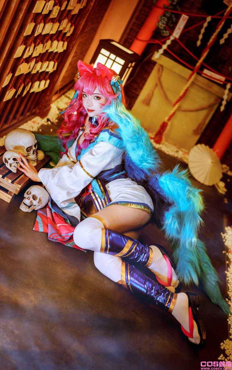 微博红人Coser@雯妹不讲道理 阿狸【14P/229MB】(图4)