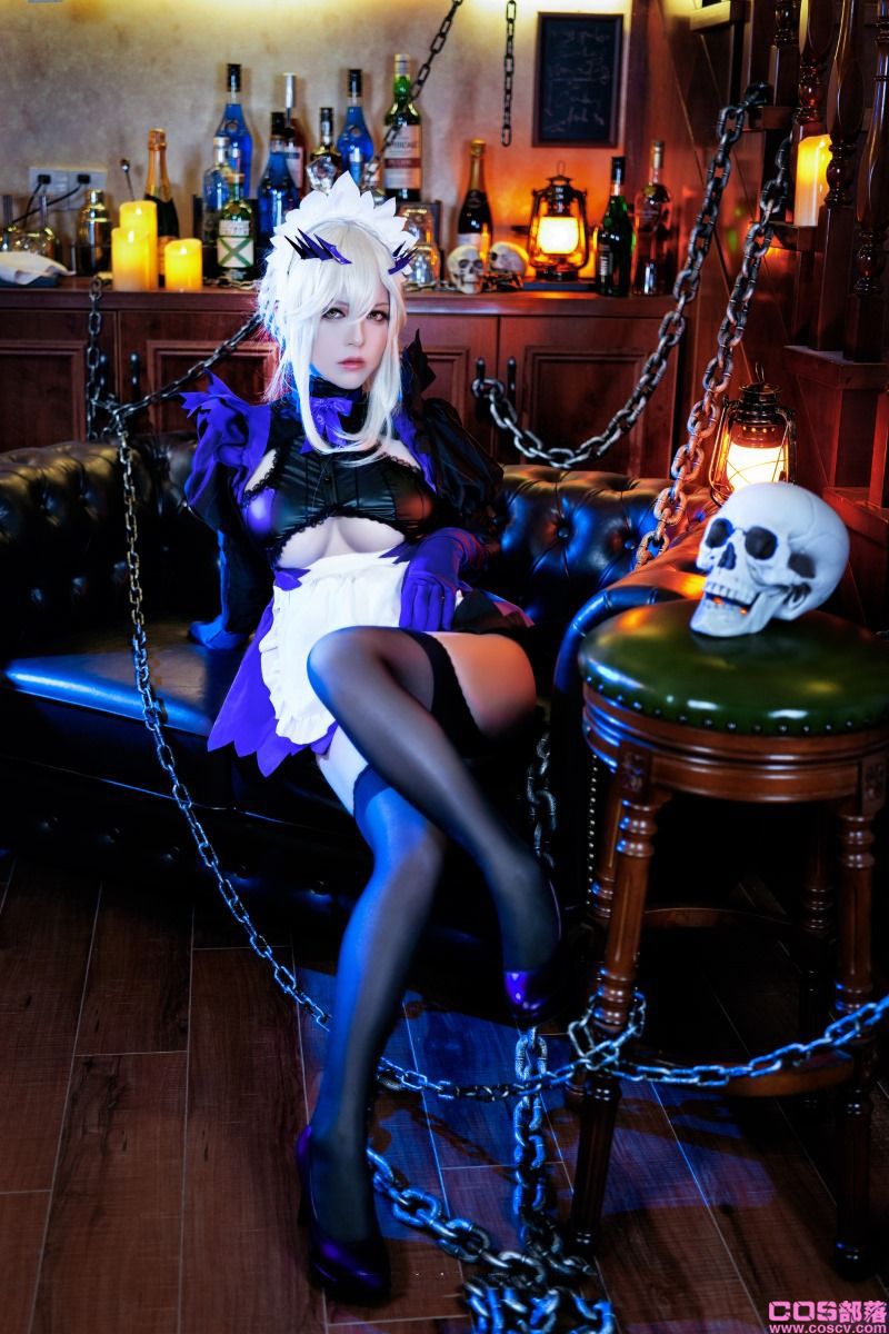 微博人气Coser@半半子 LancerAlter Maid【52P/110MB】(图3)