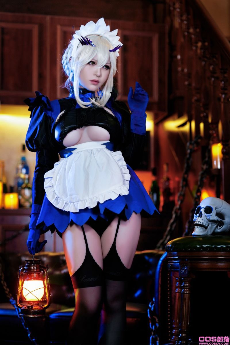 微博人气Coser@半半子 LancerAlter Maid【52P/110MB】(图4)