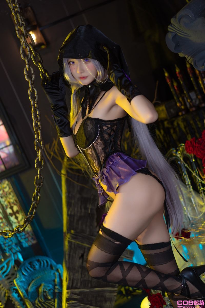 动漫博主@阿包也是兔娘 午夜瞌睡魔女【40P/760MB】(图1)
