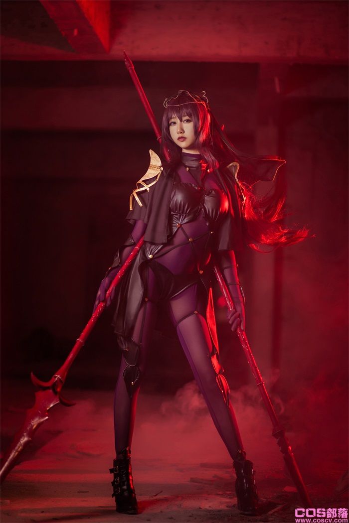 网紅Coser@木绵绵OwO - 斯卡哈【17P/60MB】(图2)