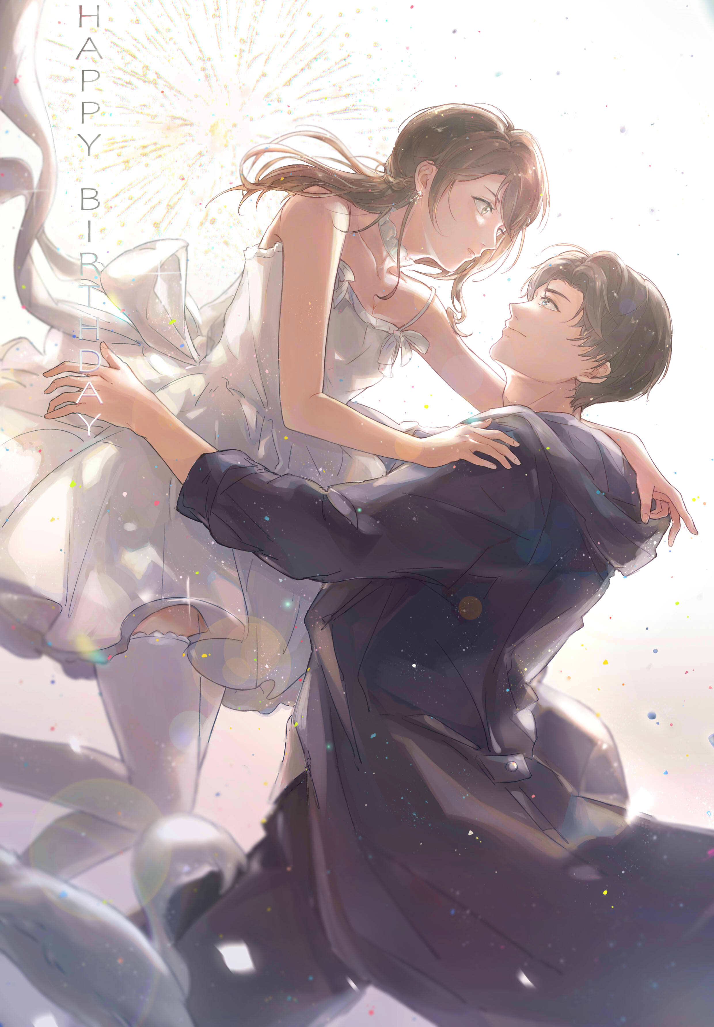 [Pixiv精选] 深情眼神的交叠。相视插画特辑(图6)