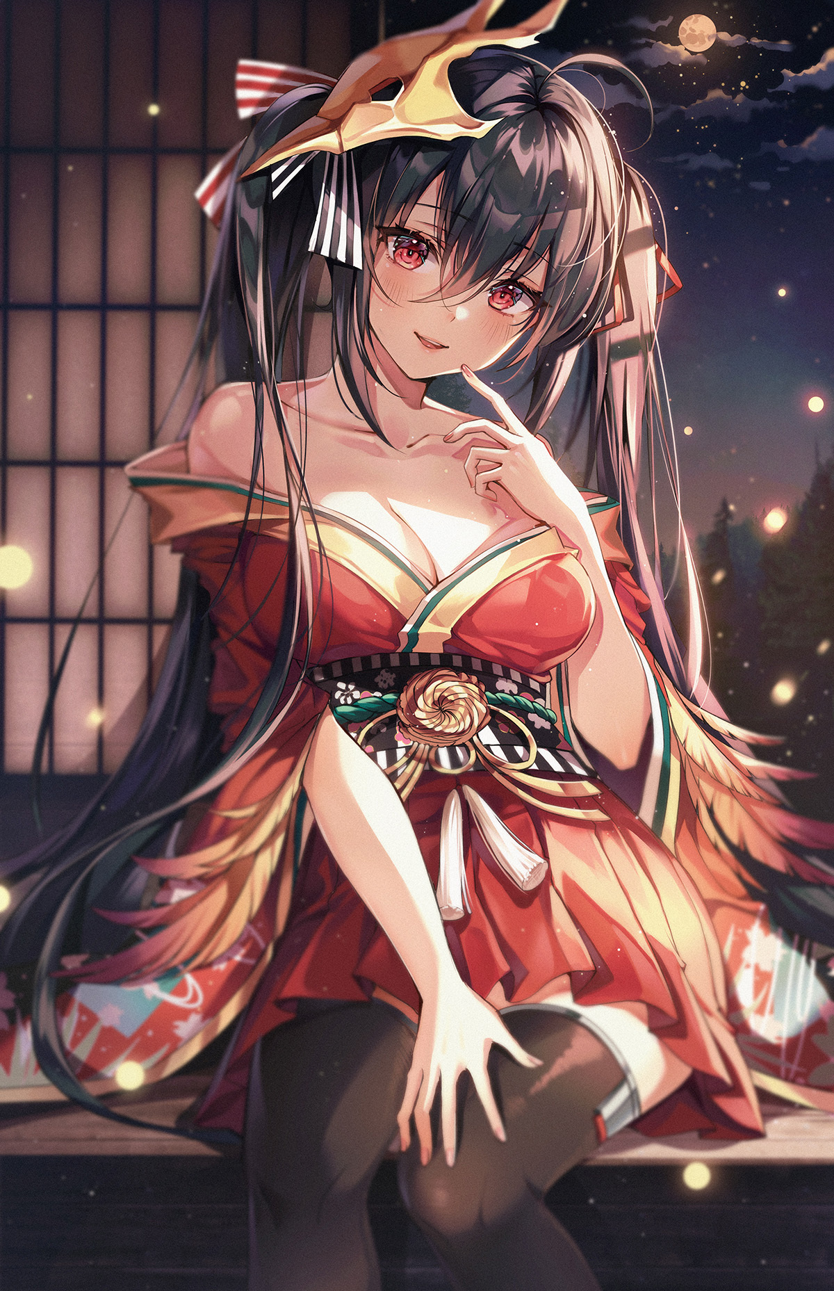 [Pixiv精选] 可爱的「和洋」新风格♡和服洋裙插画特辑(图7)