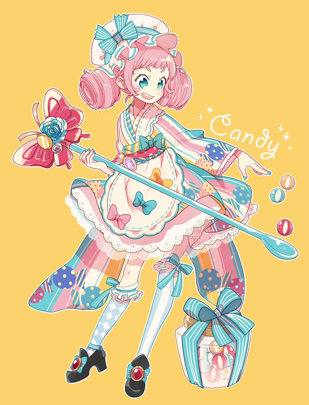 [Pixiv精选] 可爱的「和洋」新风格♡和服洋裙插画特辑(图8)