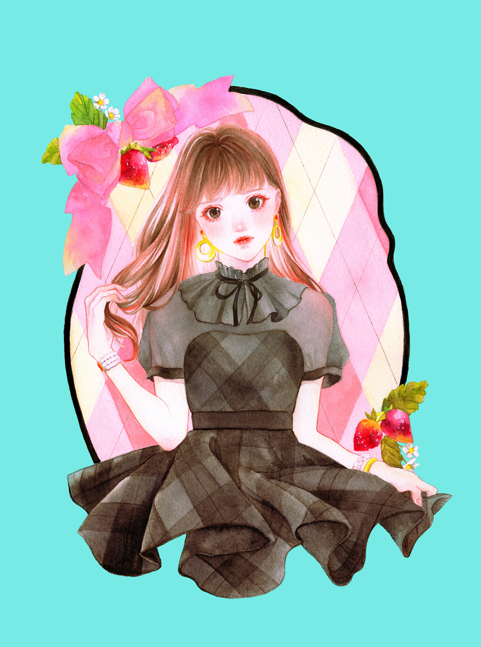 [Pixiv精选] 可爱成熟新流行♡大领子插画特辑(图2)