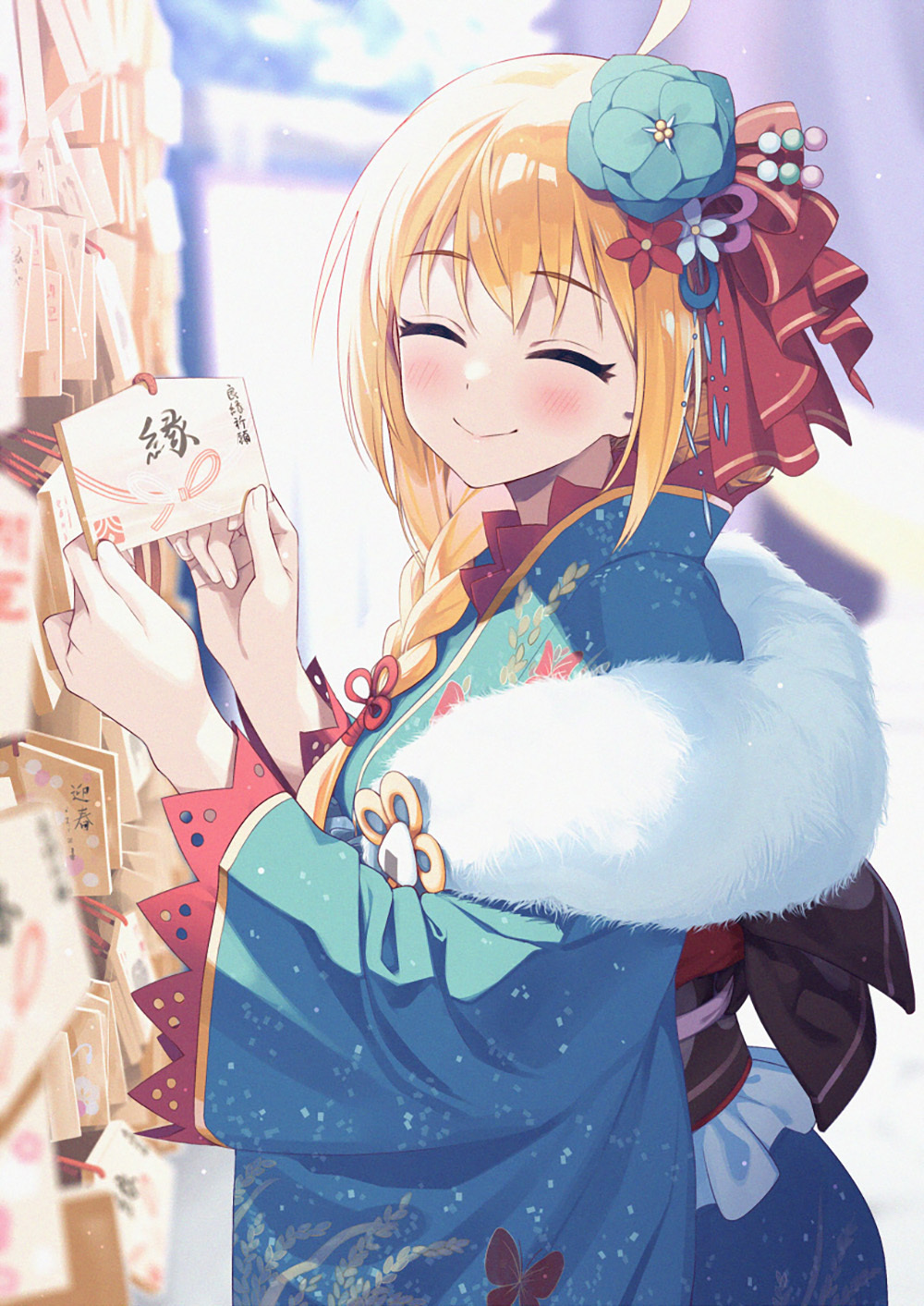 [Pixiv精选] 艳丽的正式服装♡振袖插画特辑(图12)