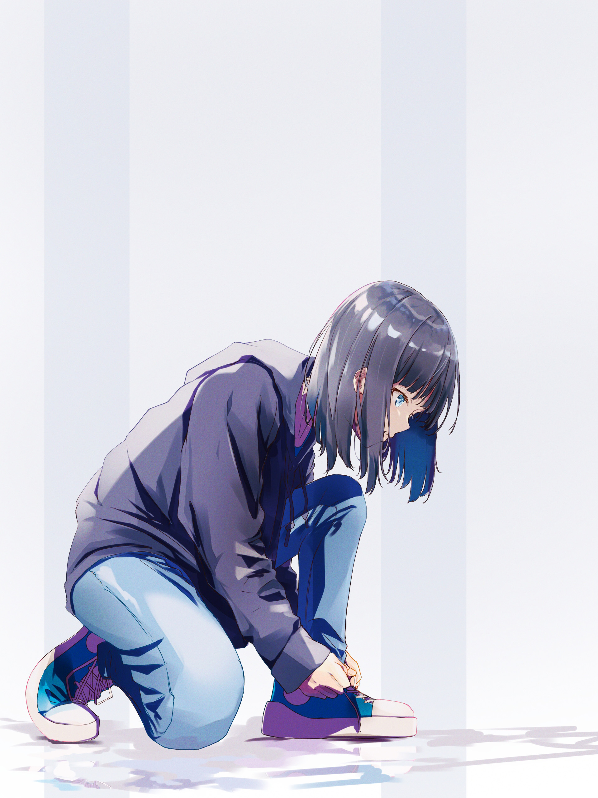 [Pixiv精选] 潮流必备款。牛仔裤插画特辑(图5)