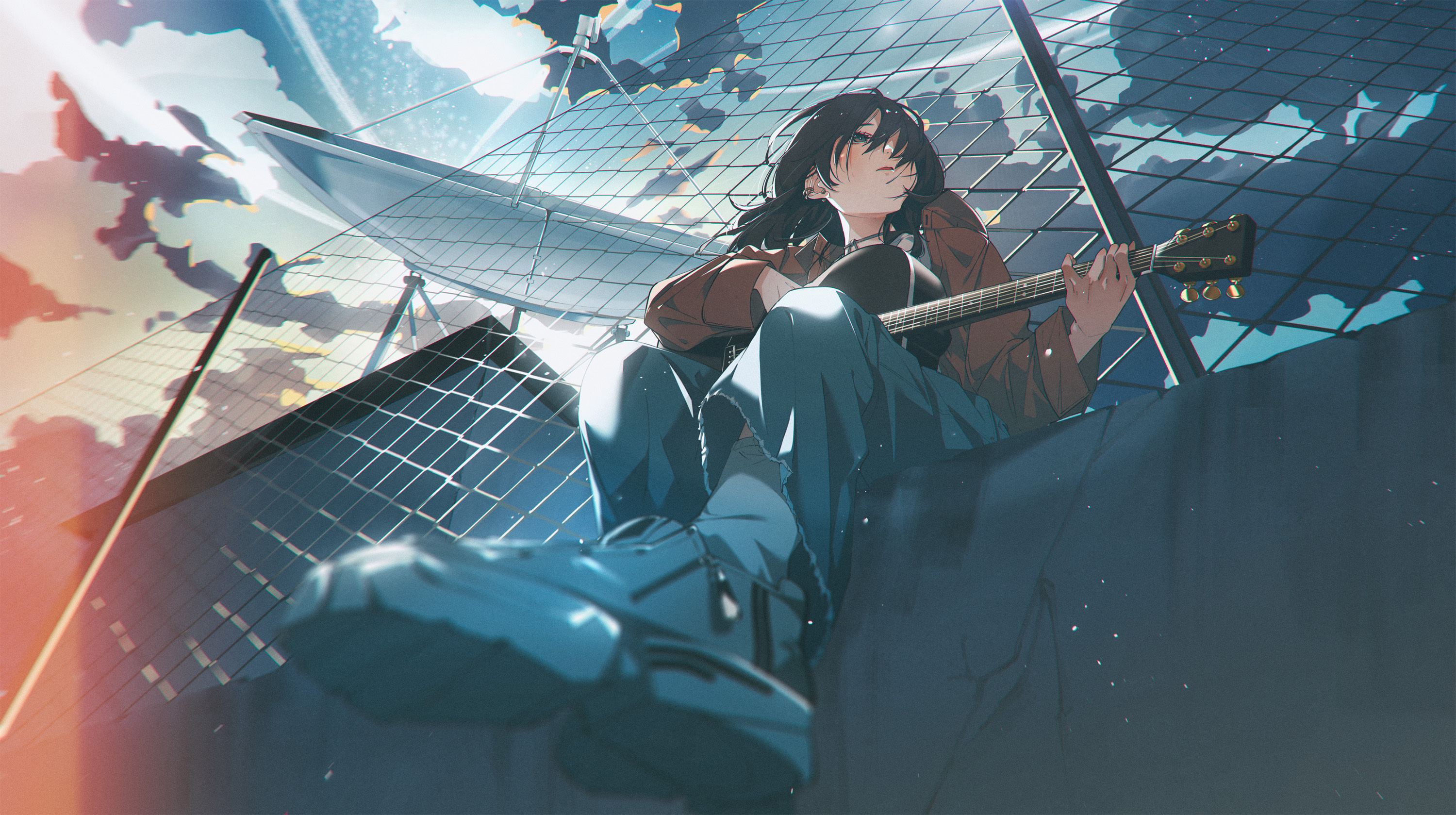 [Pixiv精选] 潮流必备款。牛仔裤插画特辑(图7)