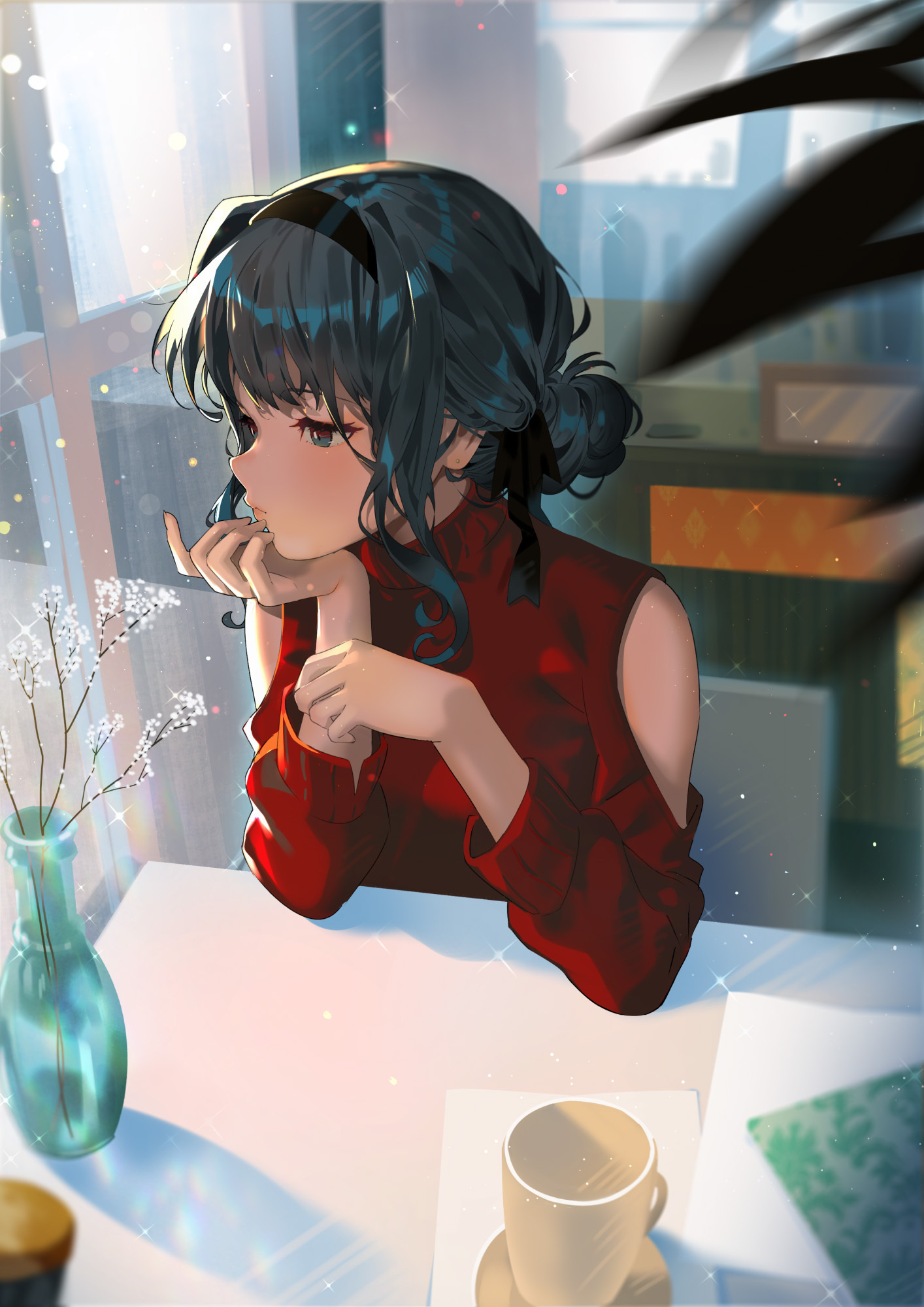 [Pixiv精选] 小露香肩的魅力♡露肩装插画特辑(图2)