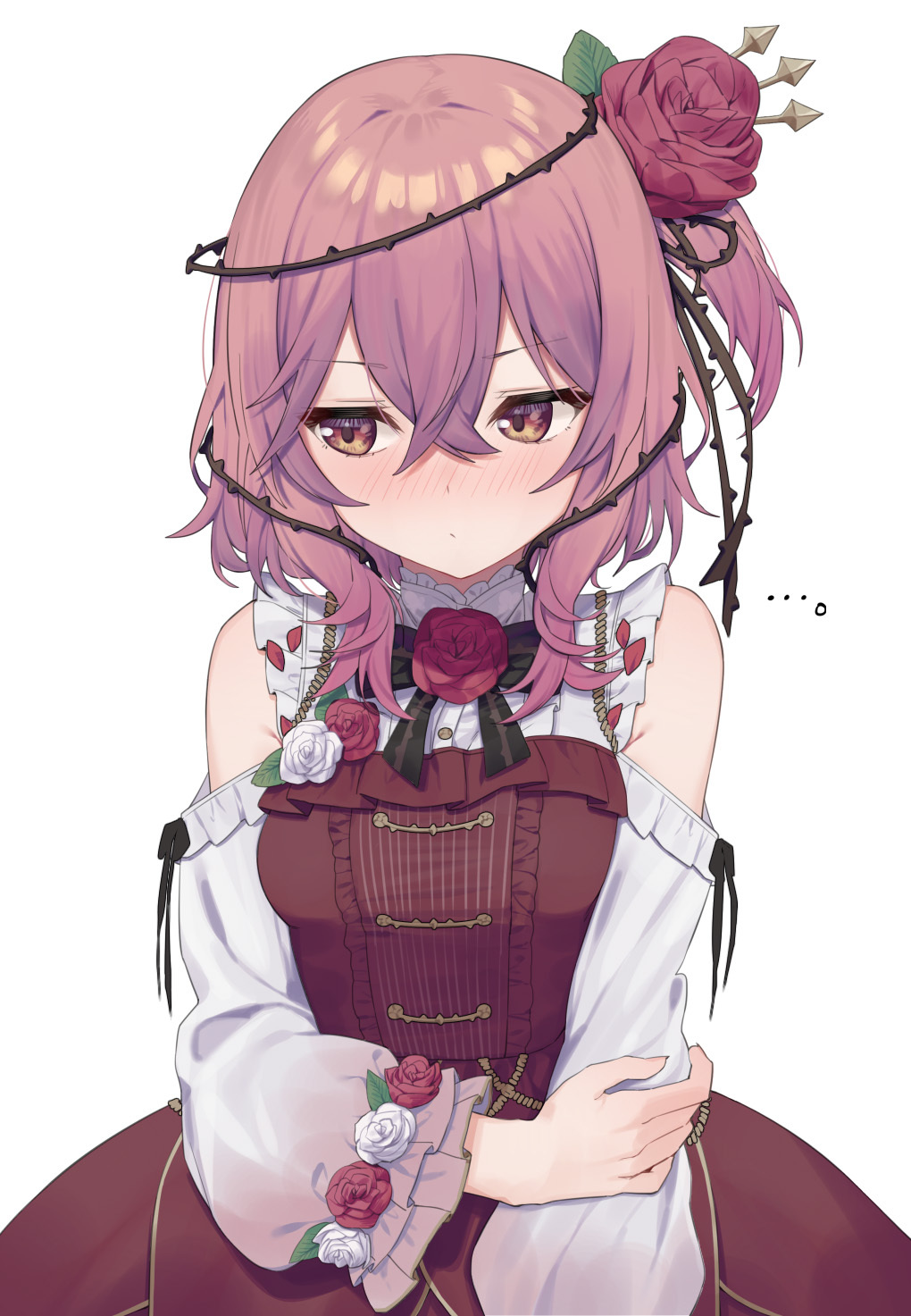 [Pixiv精选] 小露香肩的魅力♡露肩装插画特辑(图9)
