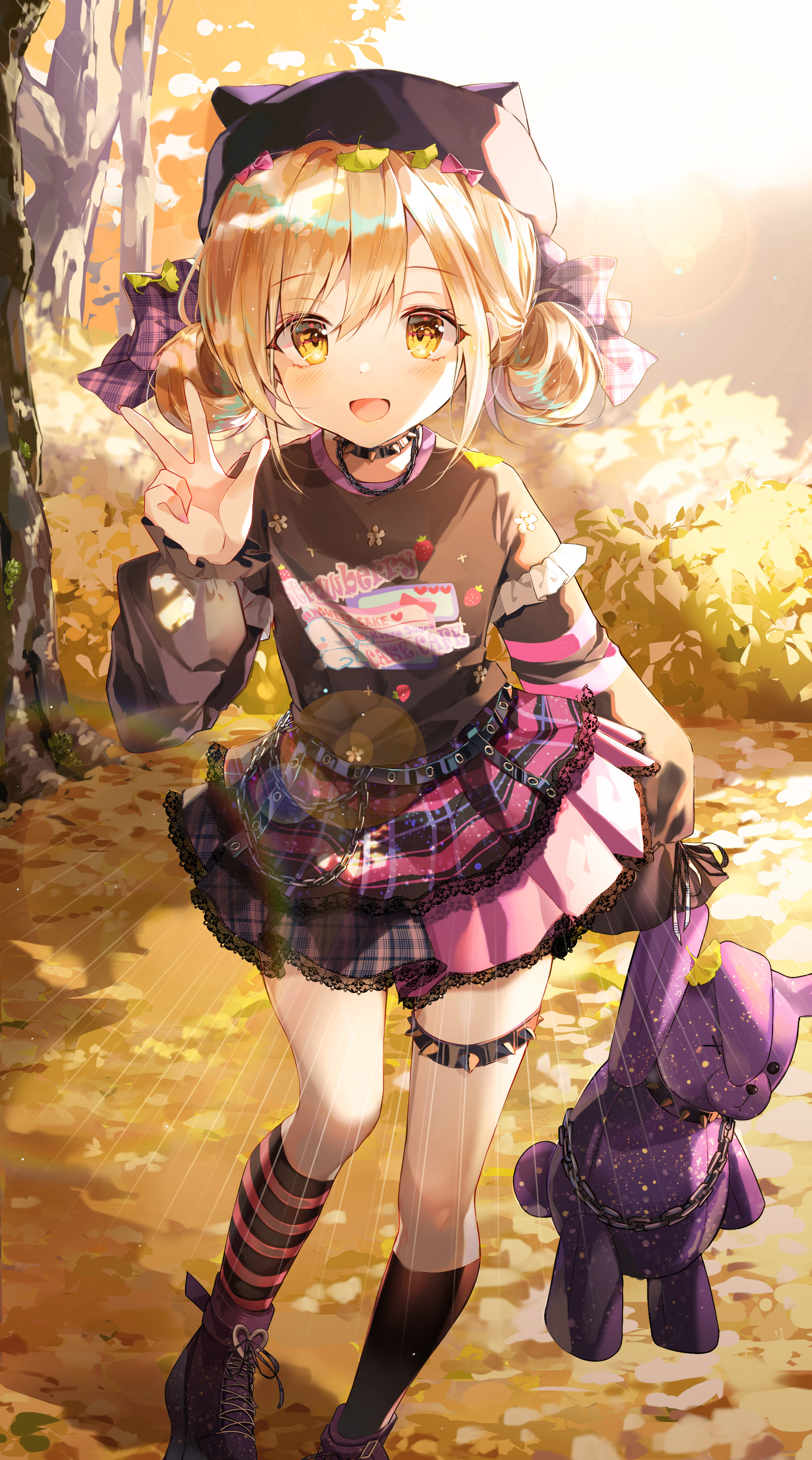 [Pixiv精选] 涂上一片片的黄。落叶插画特辑(图8)