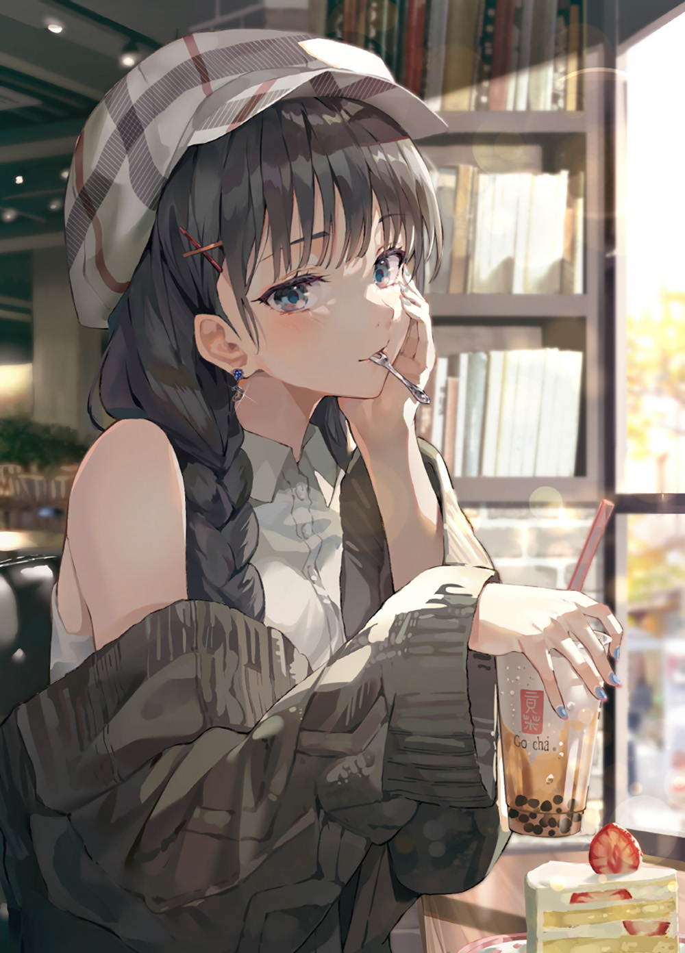 [Pixiv精选] 宽松得可爱。宽松毛衣插画特辑(图5)