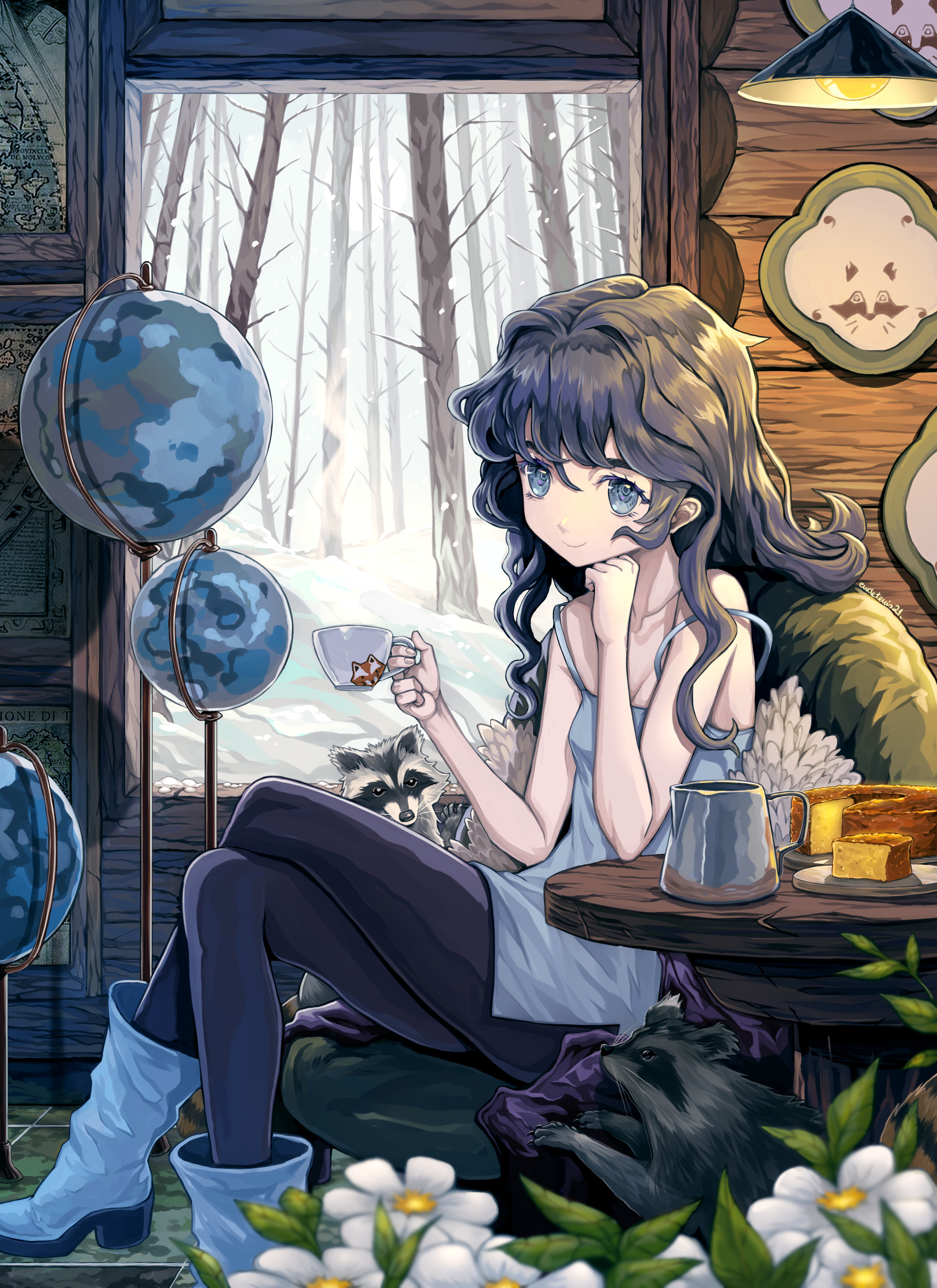 [Pixiv精选] 小憩一会儿。热饮插画特辑(图5)