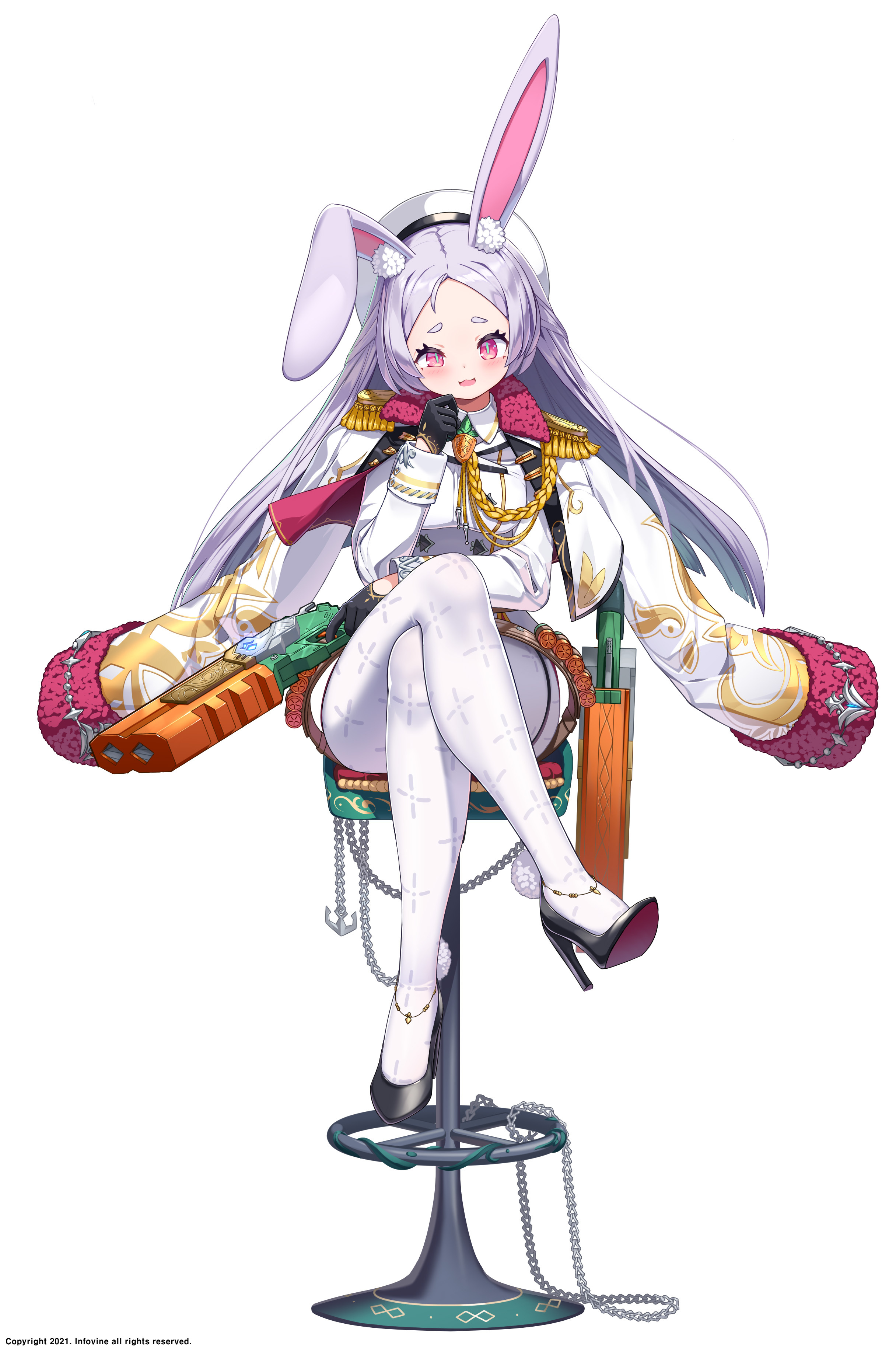 [Pixiv精选] 可爱地蹦跳♡兔耳女子插画特辑(图6)