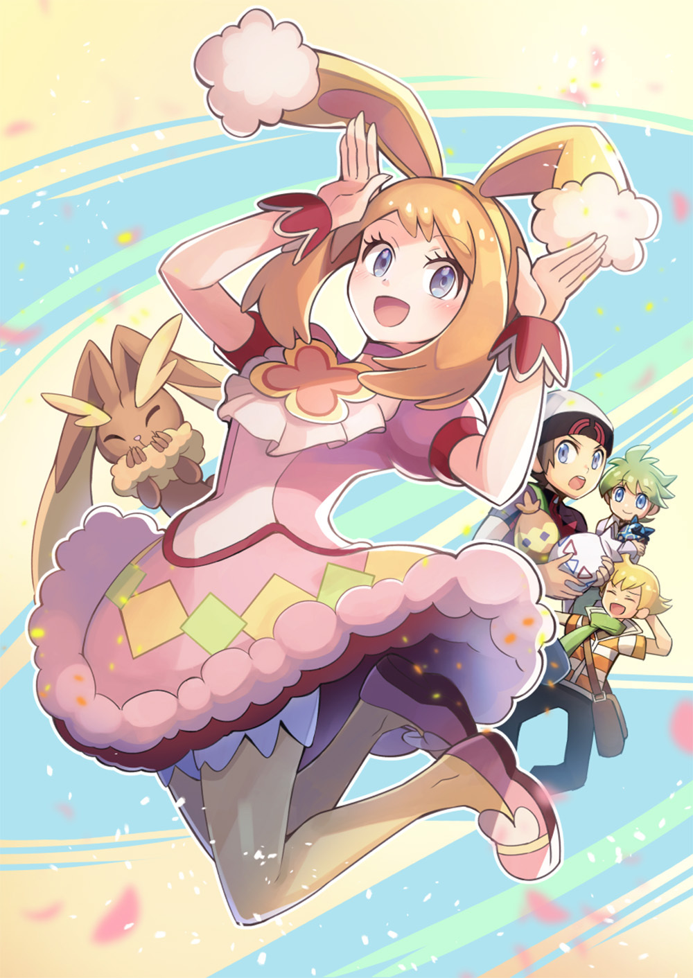 [Pixiv精选] 可爱地蹦跳♡兔耳女子插画特辑(图2)