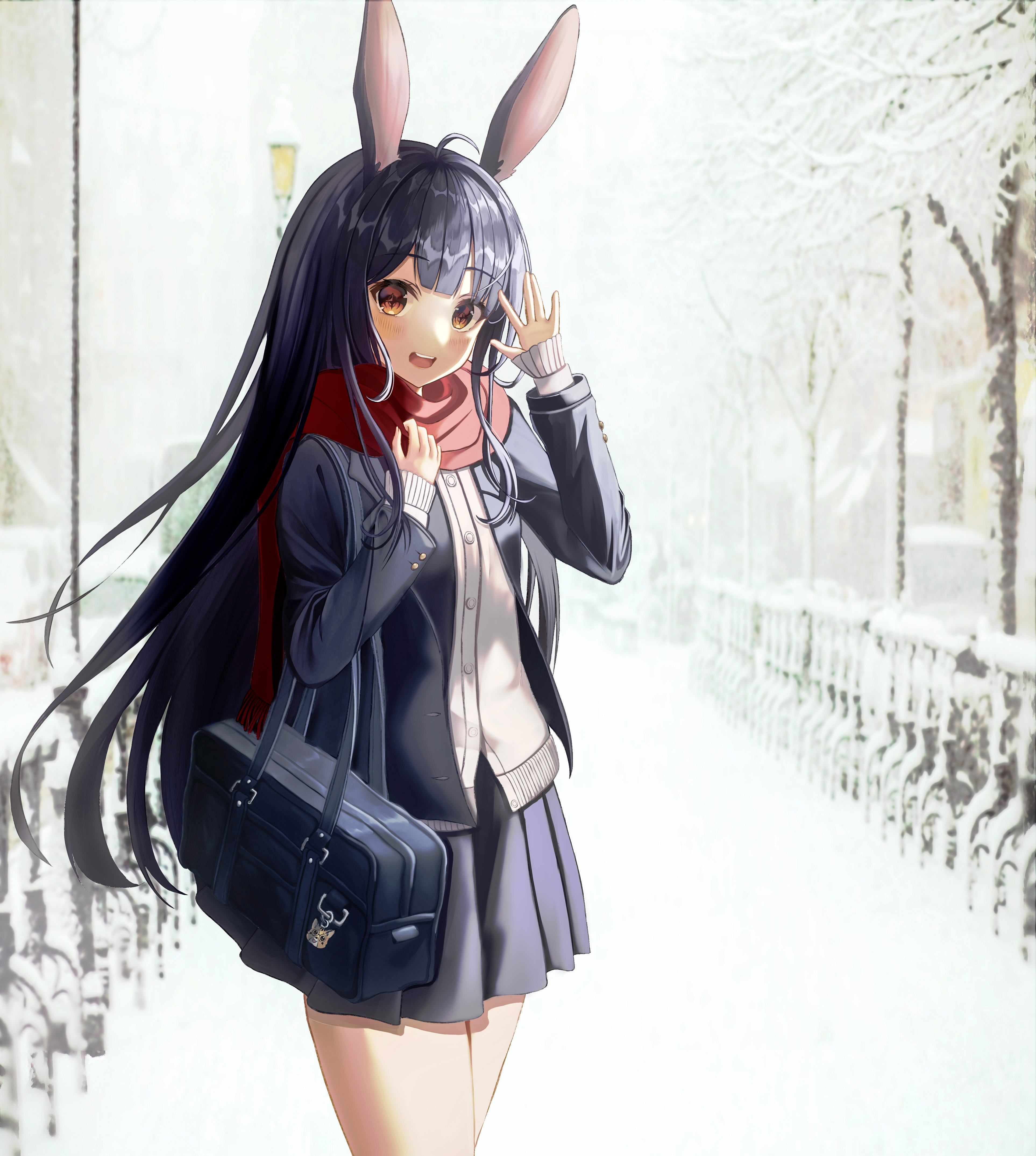 [Pixiv精选] 可爱地蹦跳♡兔耳女子插画特辑(图9)