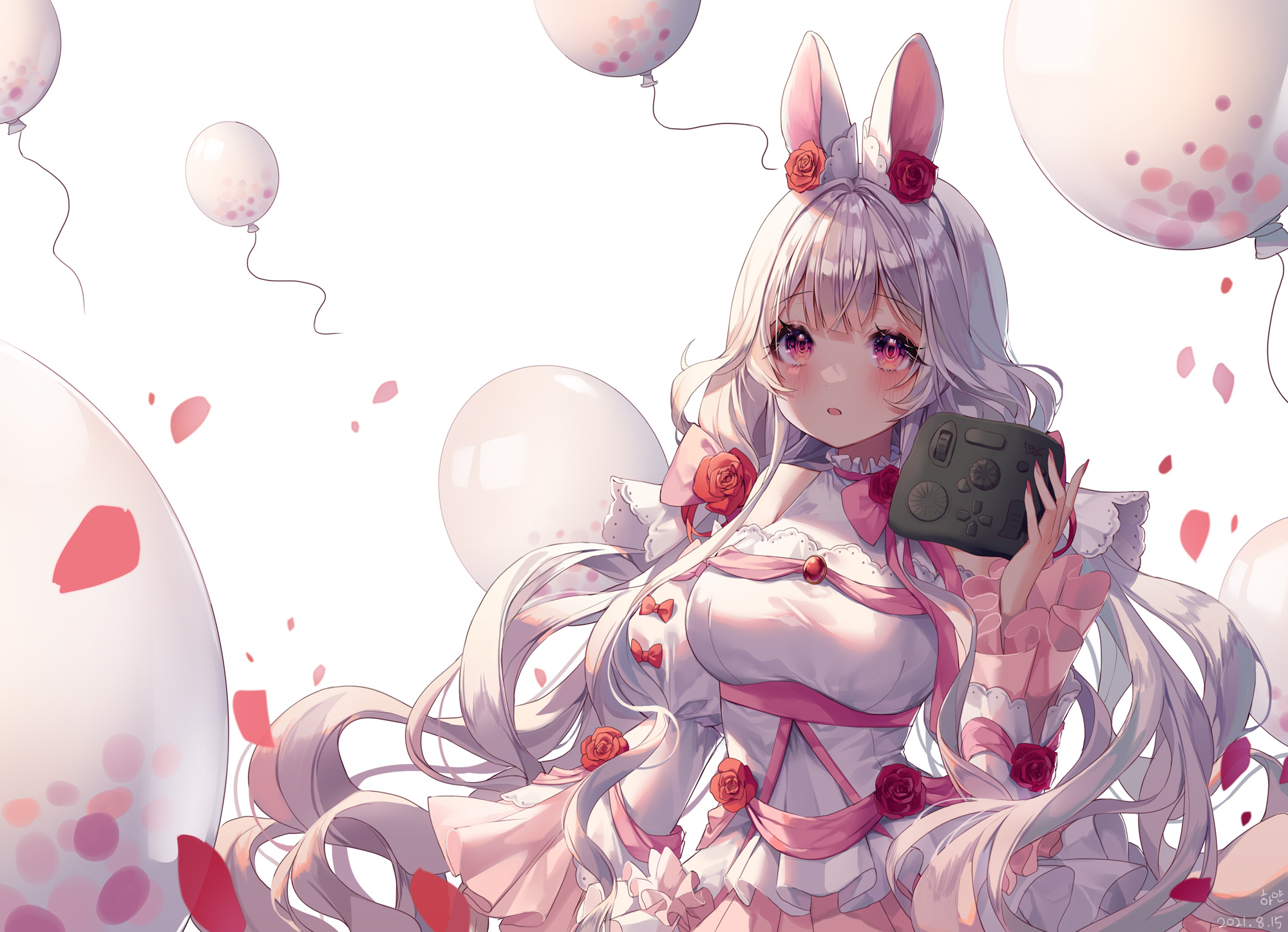 [Pixiv精选] 可爱地蹦跳♡兔耳女子插画特辑(图11)