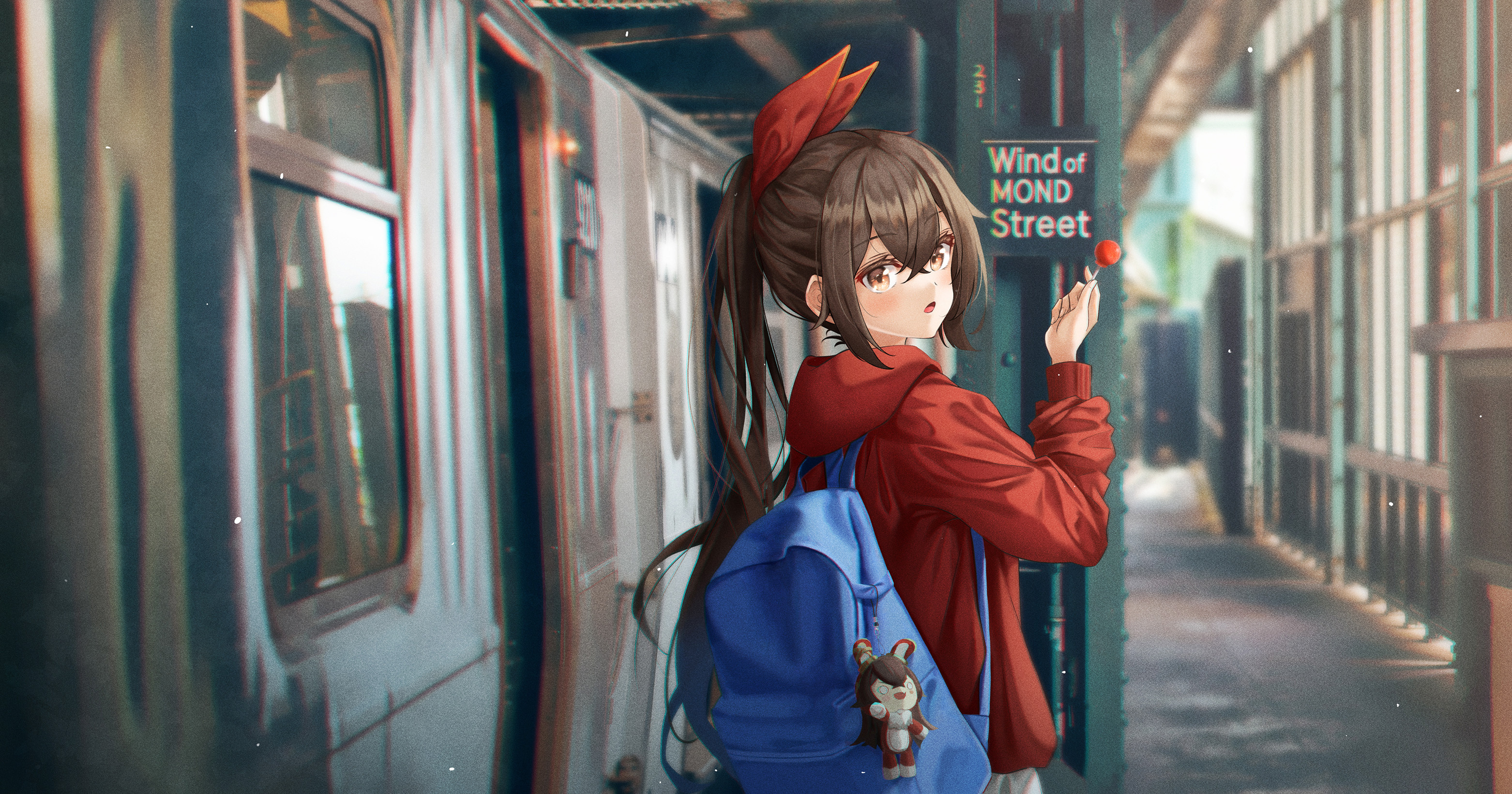 [Pixiv精选] 把可爱背起来♡双肩包女子插画特辑(图2)