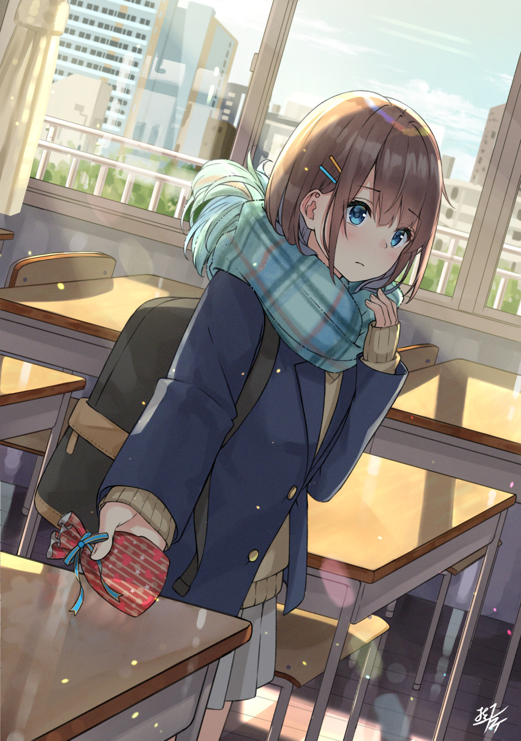 [Pixiv精选] 把可爱背起来♡双肩包女子插画特辑(图4)