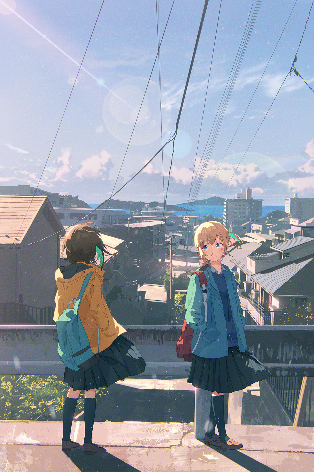 [Pixiv精选] 把可爱背起来♡双肩包女子插画特辑(图3)