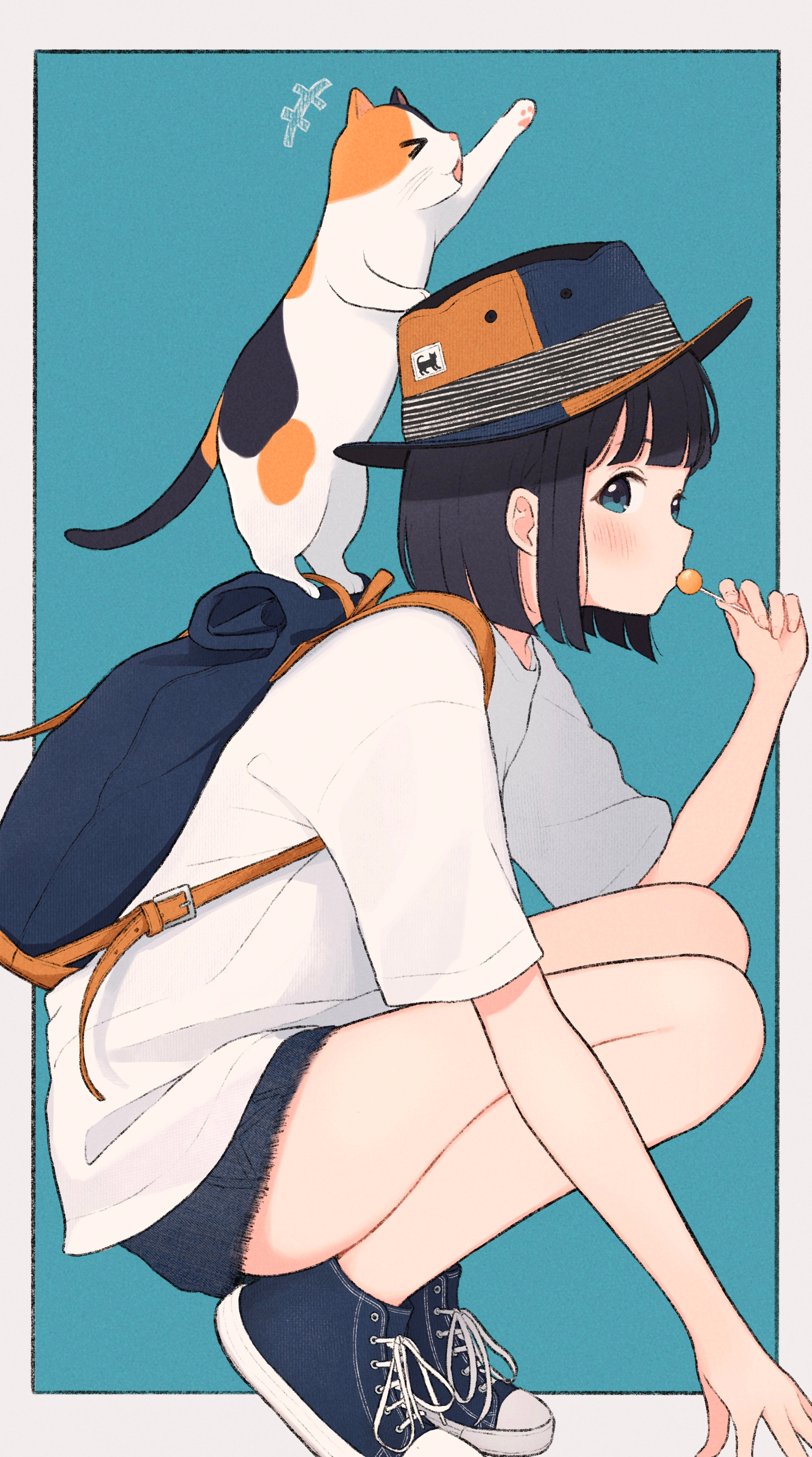 [Pixiv精选] 把可爱背起来♡双肩包女子插画特辑(图7)