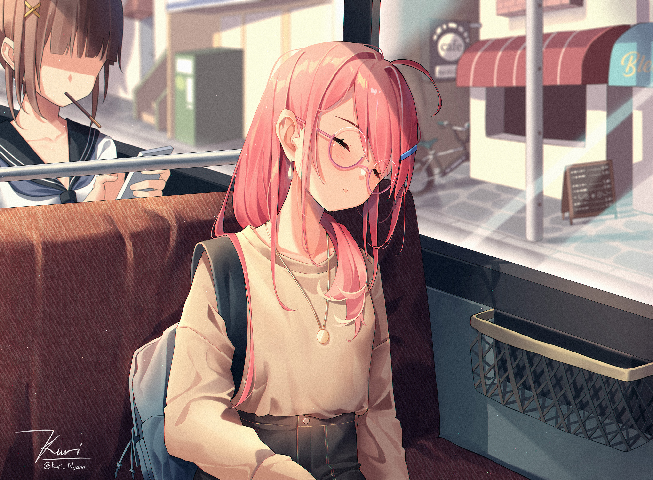 [Pixiv精选] 把可爱背起来♡双肩包女子插画特辑(图11)