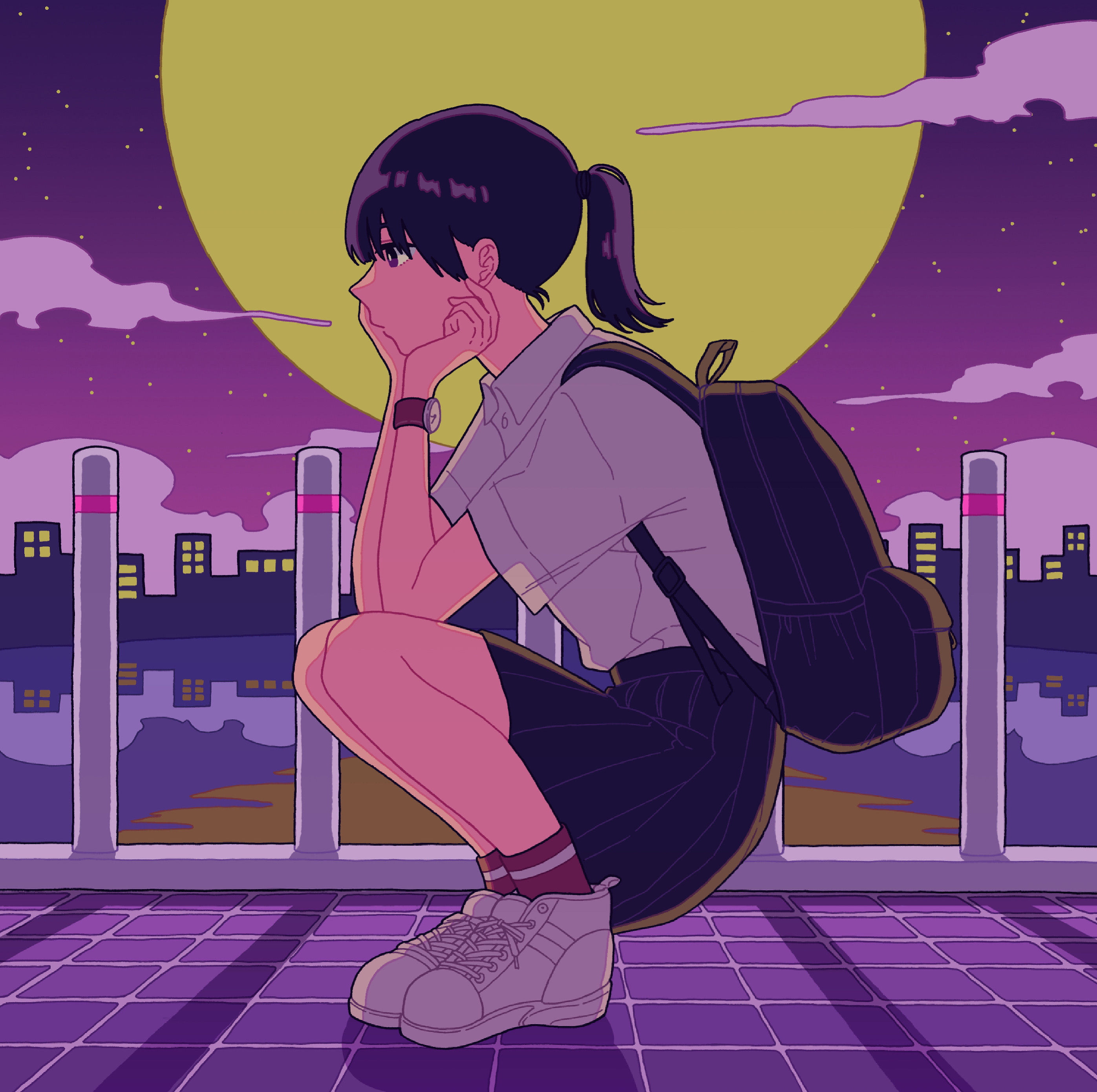 [Pixiv精选] 把可爱背起来♡双肩包女子插画特辑(图10)