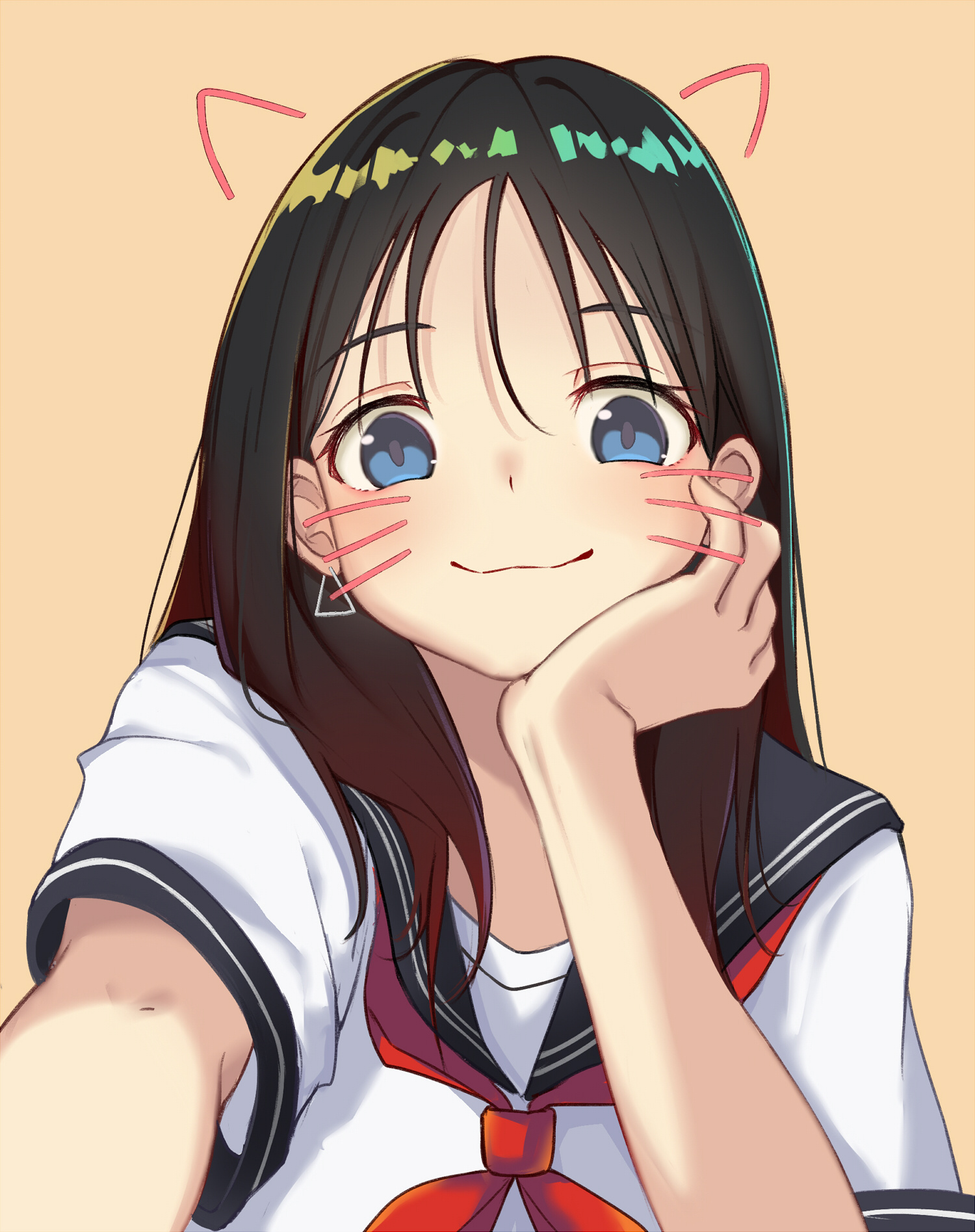 [Pixiv精选] 摆出最迷人的表情♡自拍插画特辑(图4)
