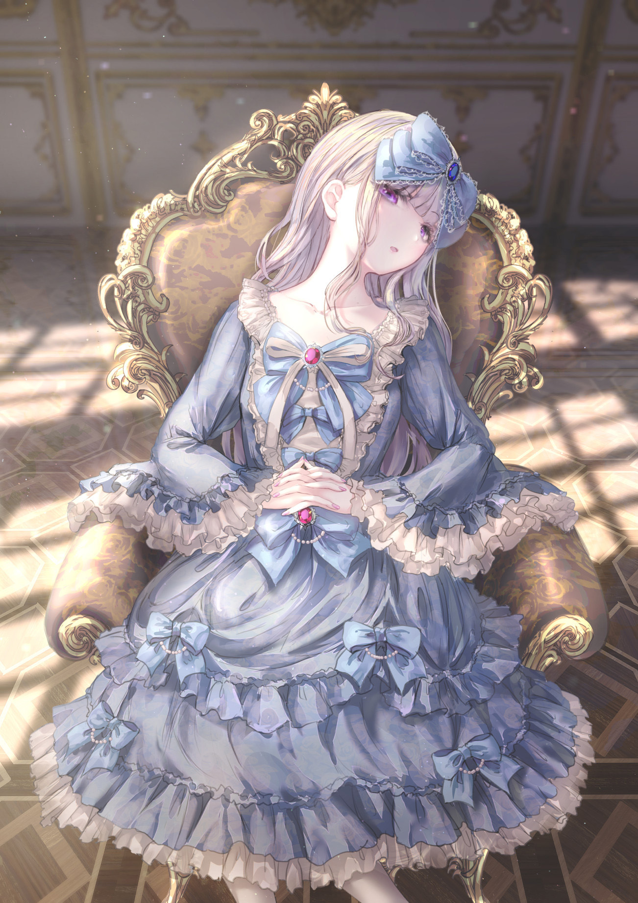 [Pixiv精选] 轻轻地系起来♡蝴蝶结女子插画特辑(图6)