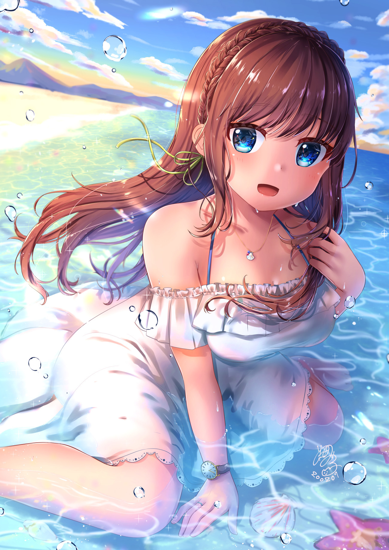 [Pixiv精选] 柔软度与众不同。鸭子坐的女生插画特辑(图6)