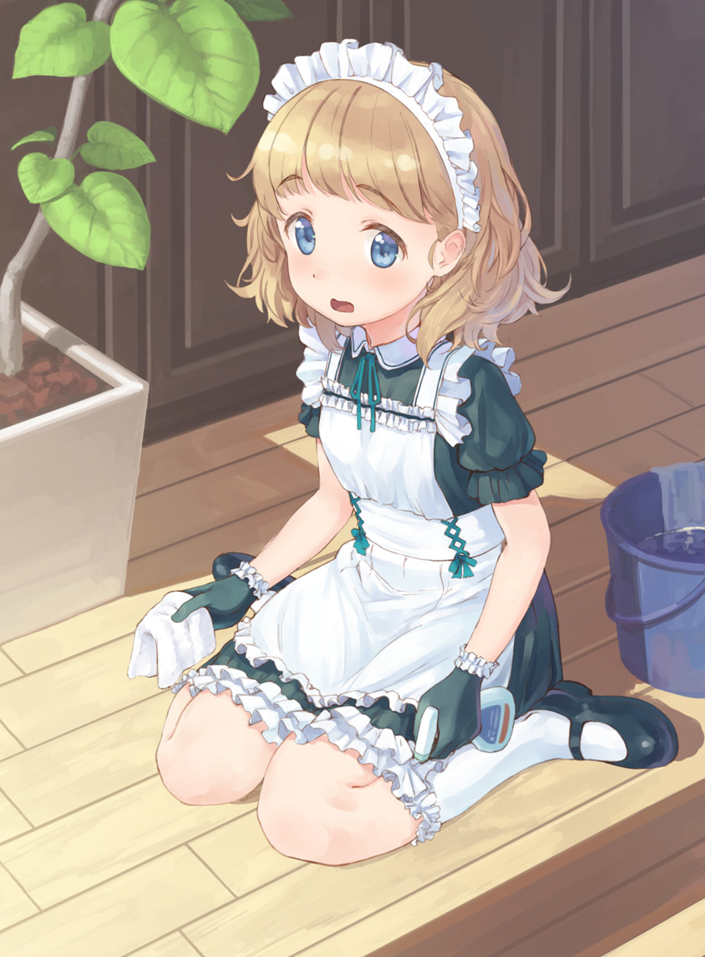 [Pixiv精选] 柔软度与众不同。鸭子坐的女生插画特辑(图11)