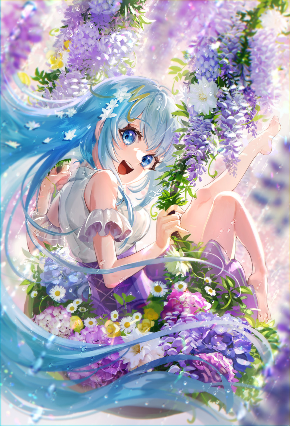 [Pixiv精选] 朝着天空摇荡。秋千特辑(图5)