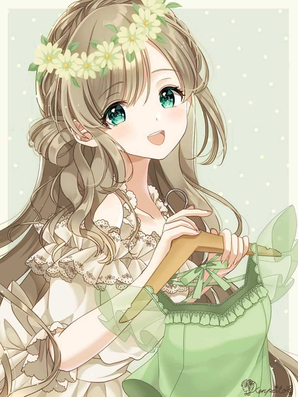 [Pixiv精选] 把可爱编织出来。花冠插画特辑(图2)