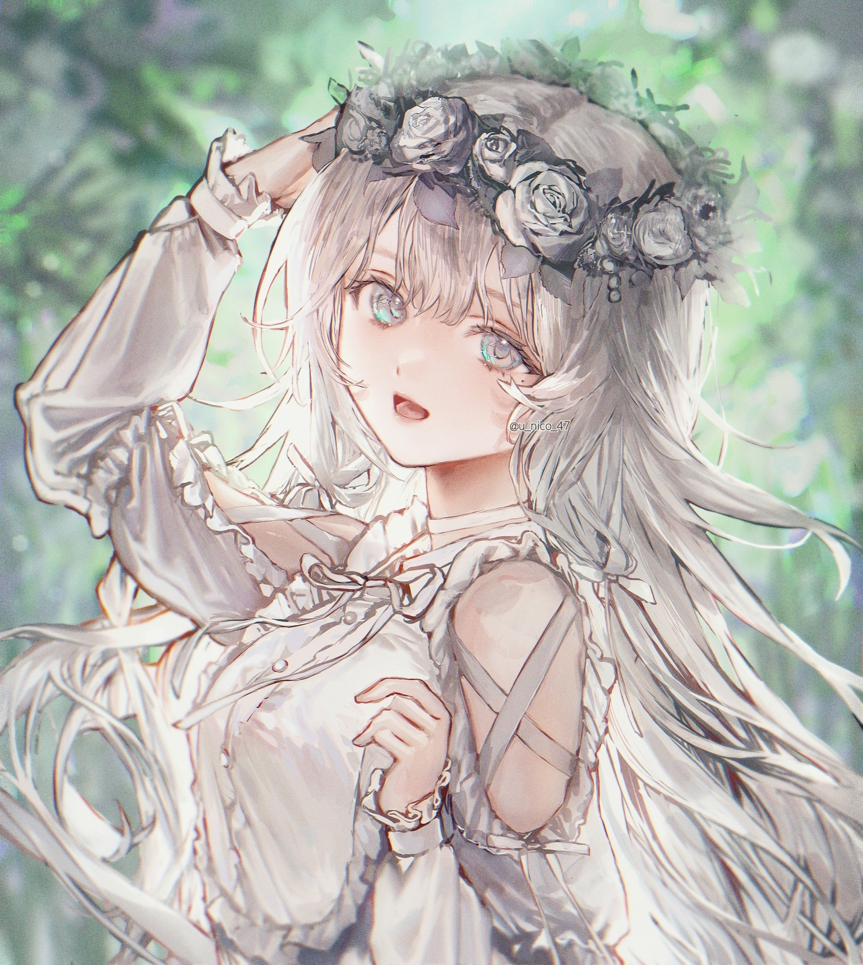 [Pixiv精选] 把可爱编织出来。花冠插画特辑(图9)