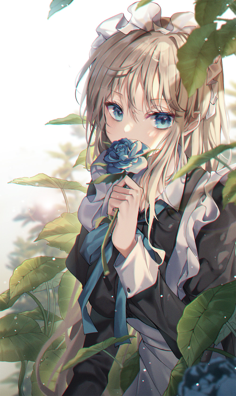 [Pixiv精选] 唇边的美丽。花在嘴边插画特辑(图2)