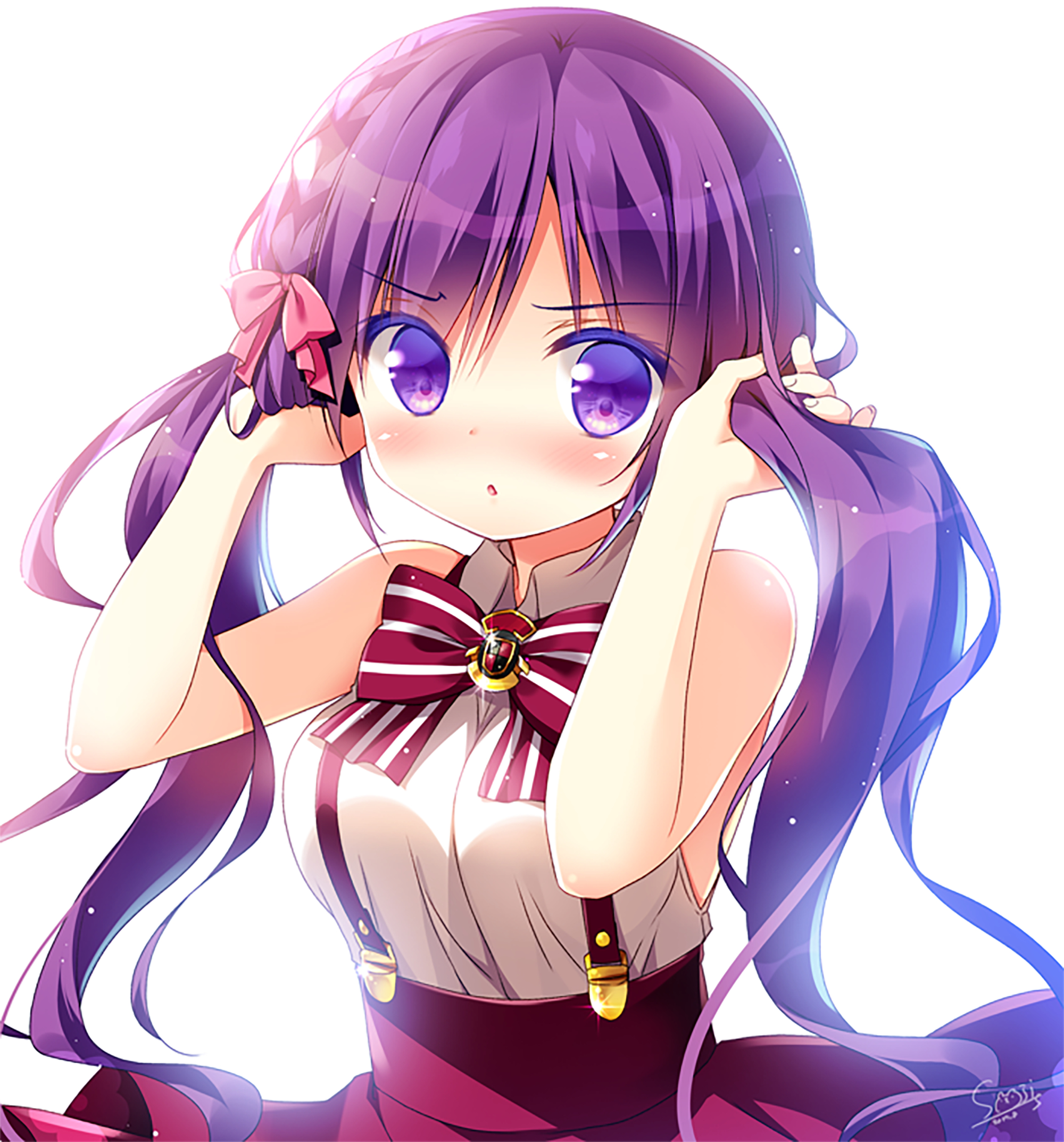 [Pixiv精选] 双手握紧♡手握双马尾的少女特辑(图3)